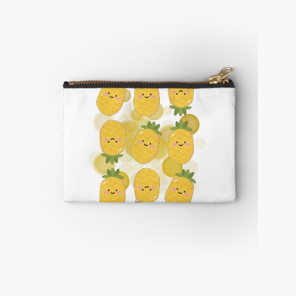 Item preview, Smiling Pineapples - Fruit Illustration designed and sold by iamKRUK.