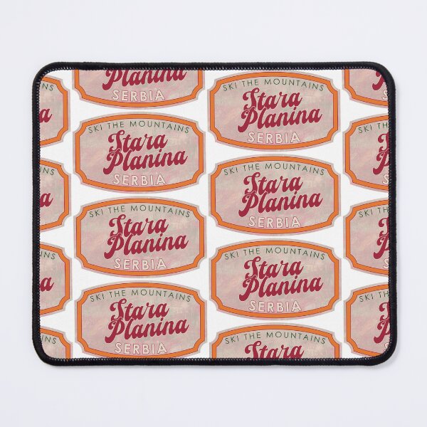 Item preview, Stara Planina, Serbia, Ski, textured skiing badge designed and sold by Wanderful-roads.