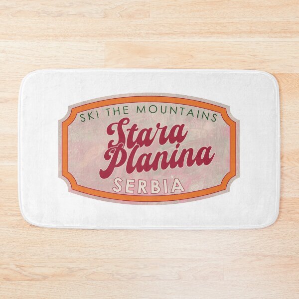 Item preview, Stara Planina, Serbia, Ski, textured skiing badge designed and sold by Wanderful-roads.