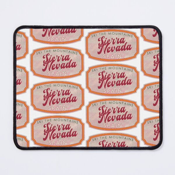 Item preview, Sierra Nevada, Spain, Ski, textured skiing badge designed and sold by Wanderful-roads.