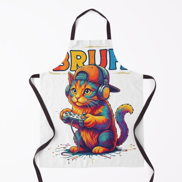 Item preview, Bruh Gamer Cat T-Shirt, Funny Gaming Cat Gift, Retro Neon Cat Gamer Graphic Tee for Gamers Streamers and Cat Lovers  designed and sold by OlyvieArt.