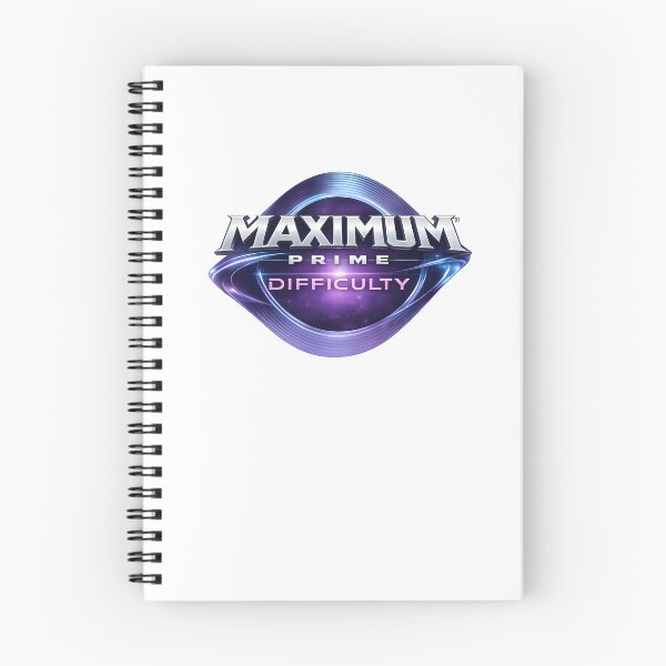 Item preview, Maximum Prime Difficulty – Sci-Fi Challenge Mode Parody Gamer Design designed and sold by SpiffyD.