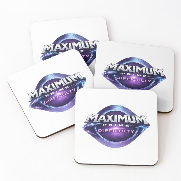 Item preview, Maximum Prime Difficulty – Sci-Fi Challenge Mode Parody Gamer Design designed and sold by SpiffyD.