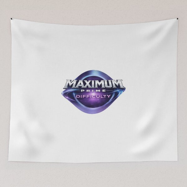 Item preview, Maximum Prime Difficulty – Sci-Fi Challenge Mode Parody Gamer Design designed and sold by SpiffyD.