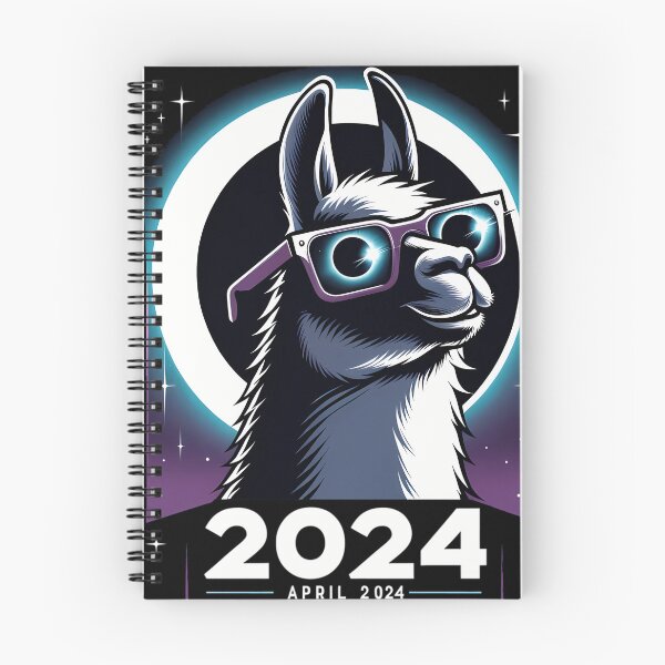 Item preview, 2024 Solar Eclipse Llama Wearing Solar Eclipse Glasses designed and sold by thegamer14212.