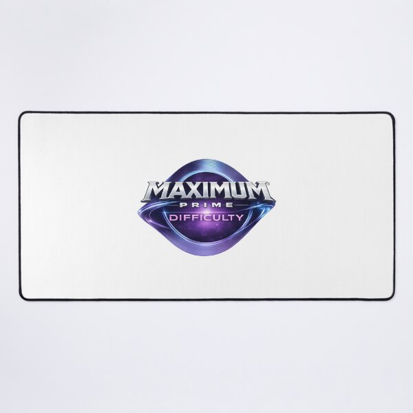 Item preview, Maximum Prime Difficulty – Sci-Fi Challenge Mode Parody Gamer Design designed and sold by SpiffyD.