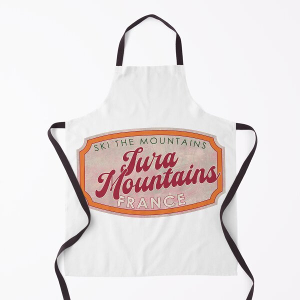 Item preview, Jura Mountains, France, Ski, textured skiing badge designed and sold by Wanderful-roads.