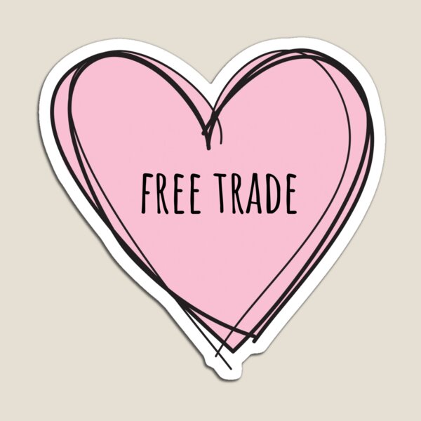 Item preview, Free Trade designed and sold by Elise STICKER QUEEN.
