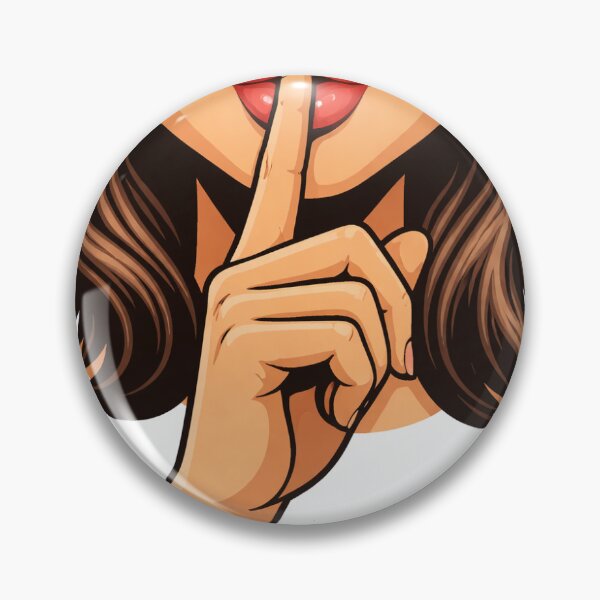 Item preview, Quiet please finger on lips design designed and sold by ToulaDesigns.