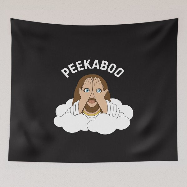 Item preview, Peekaboo Jesus Funny Christian Humor Cute Faith Design designed and sold by kiralynstration.