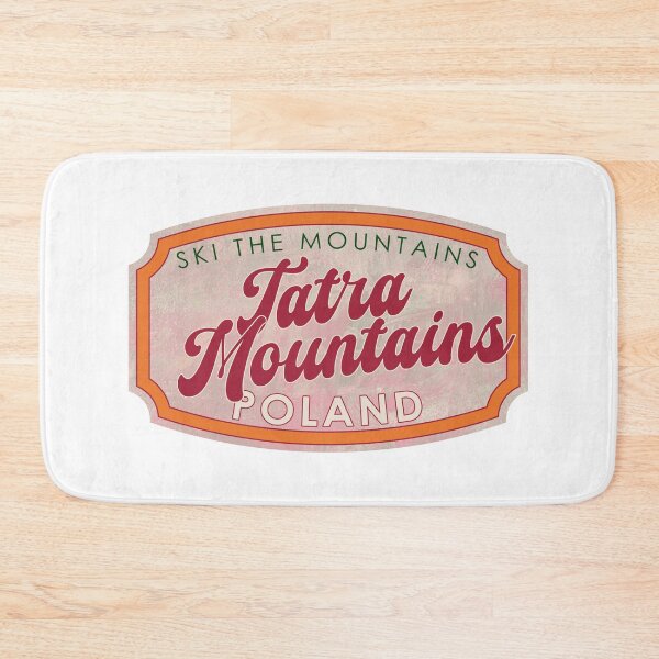 Item preview, Tatra Mountains, Poland, Ski, textured skiing badge designed and sold by Wanderful-roads.