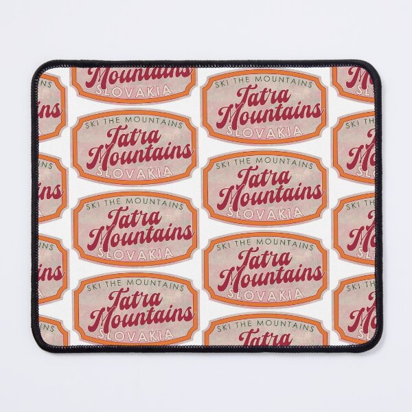 Item preview, Tatra Mountains, Slovakia, Ski, textured skiing badge designed and sold by Wanderful-roads.