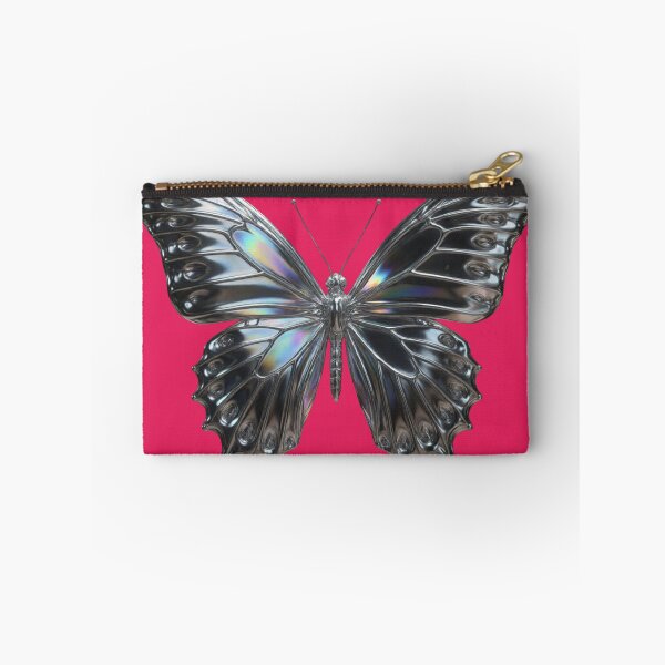 Item preview, Elegant Silver Butterfly: Shimmering Aesthetic Design Collection designed and sold by Bittor18.