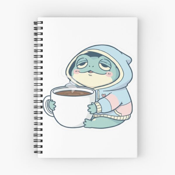 Item preview, Tired but Trying Frog Shirt – Cute Sleepy Frog with Coffee – Relatable Burnout Aesthetic – Funny Student & Work Life Tee designed and sold by Ditstyle.