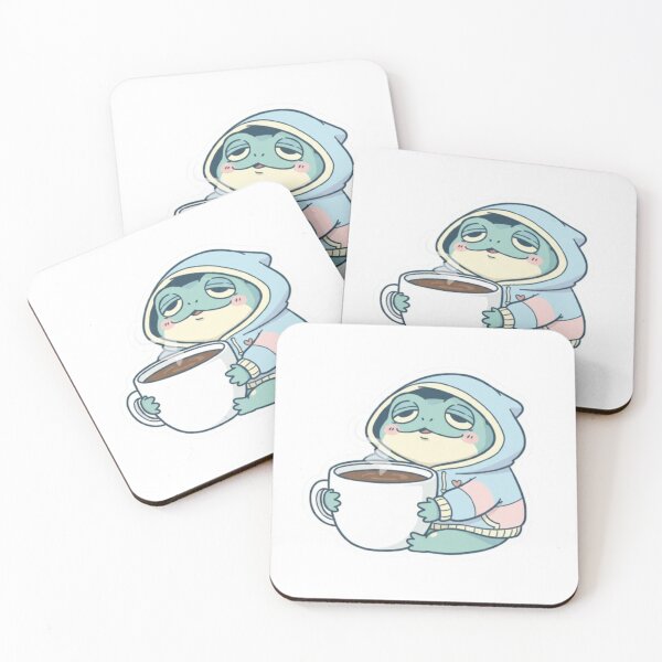 Item preview, Tired but Trying Frog Shirt – Cute Sleepy Frog with Coffee – Relatable Burnout Aesthetic – Funny Student & Work Life Tee designed and sold by Ditstyle.