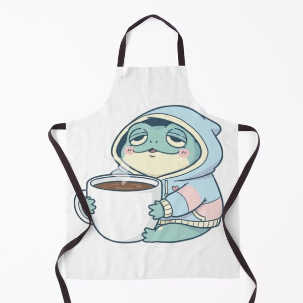 Item preview, Tired but Trying Frog Shirt – Cute Sleepy Frog with Coffee – Relatable Burnout Aesthetic – Funny Student & Work Life Tee designed and sold by Ditstyle.