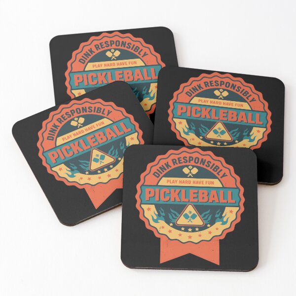 Item preview, Pickleball Dink Responsibly Play Hard Have Fun designed and sold by LuminOrb.