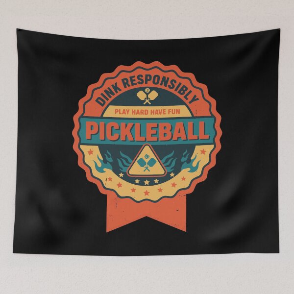 Item preview, Pickleball Dink Responsibly Play Hard Have Fun designed and sold by LuminOrb.