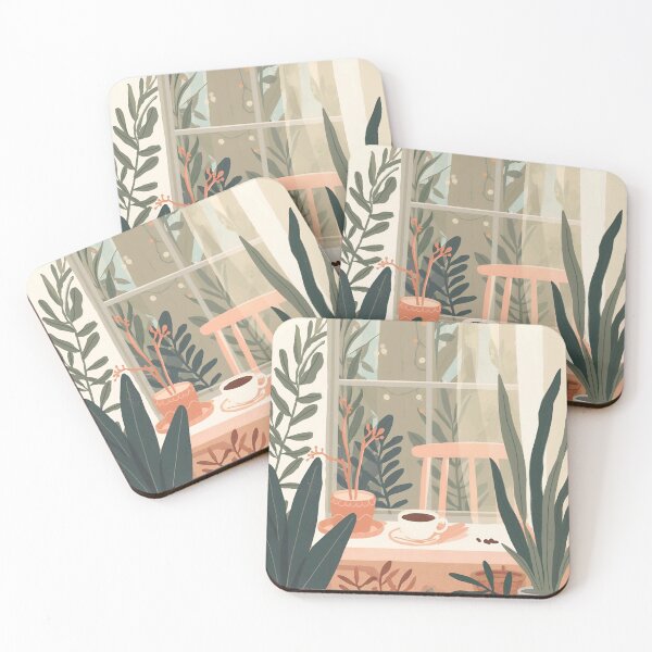 Item preview, Cozy Window Coffee Plant  designed and sold by TinyWarmThing.