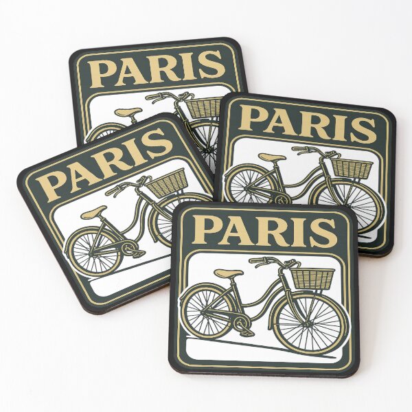 Item preview, Vintage Paris Bicycle – Elegant French City Cycling Design designed and sold by myforestfog.