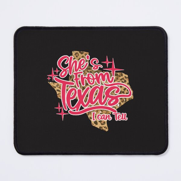 Item preview, Shes From Texas I Can Tell Retro Leopard Texas Girl Design designed and sold by kiralynstration.