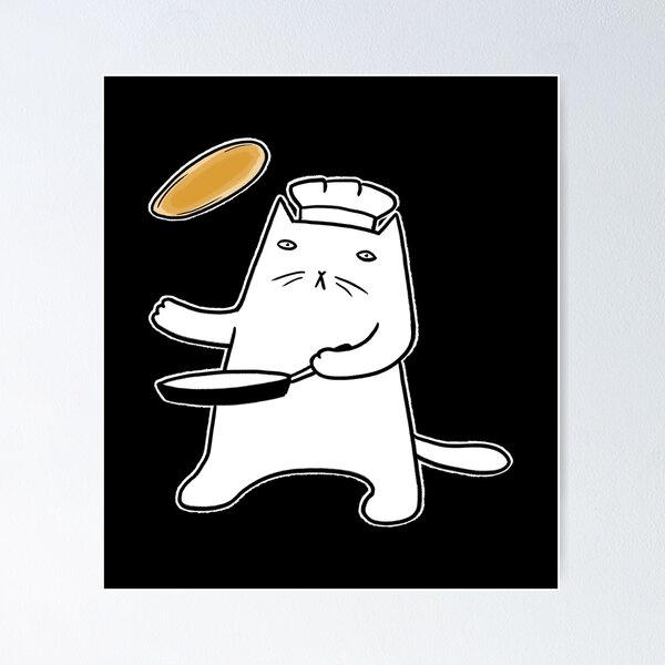 Item preview, Pancake master cat designed and sold by eri-morie.