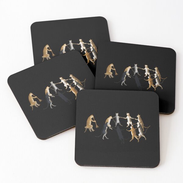 Item preview, Weird Medieval Cat Circle Dance Marginalia designed and sold by prdcycqi97.