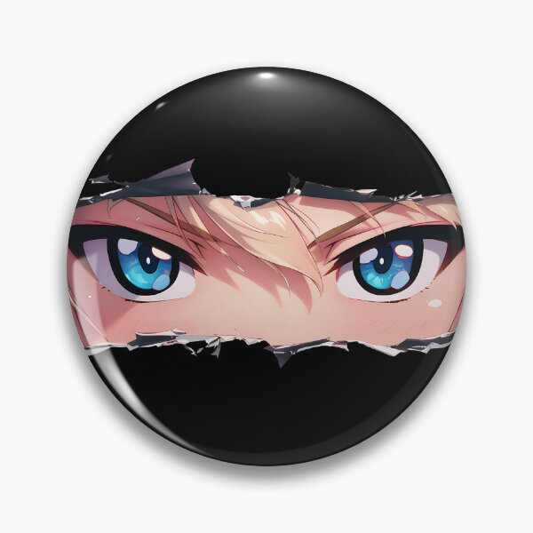 Item preview, Katyusha Girls Und Panzer Blue Eyes Tsundere Peeker Torn Paper Close Up designed and sold by PMartistStudio.