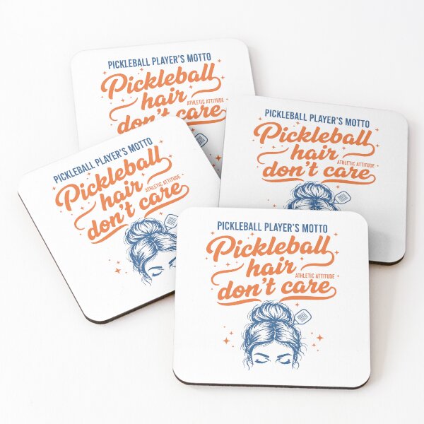 Artikelvorschau, Pickleball Funny Player Hair Dont Care Love entworfen und verkauft von LuminOrb.