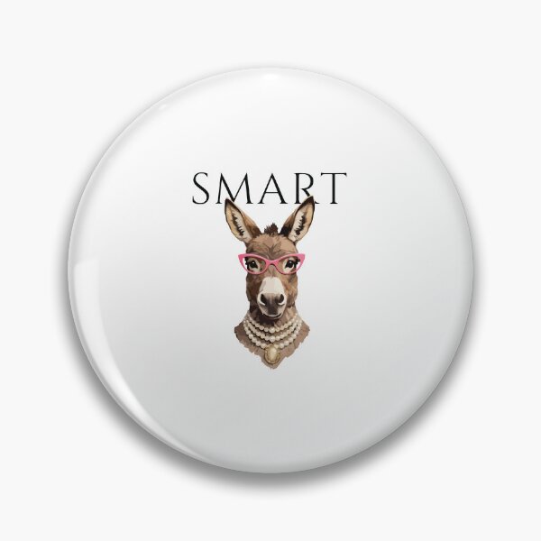 Item preview, Smart Ass Donkey Funny Cute Girly Sassy Women Trendy Design designed and sold by kiralynstration.