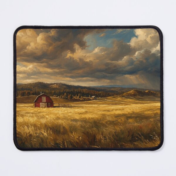 Item preview, Golden Field Rural Landscape designed and sold by FenixLunexis.