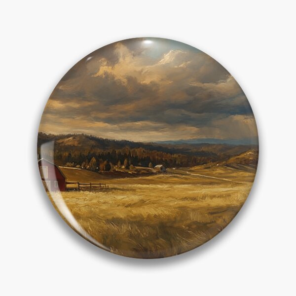 Item preview, Golden Field Rural Landscape designed and sold by FenixLunexis.