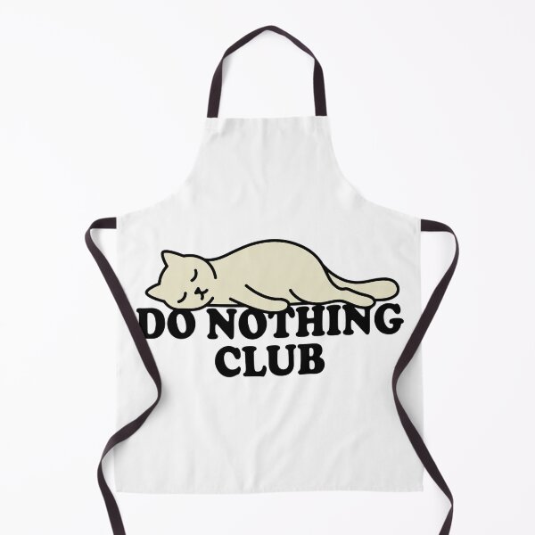 Item preview, Do Nothing Club Lazy Cat Funny Minimal Chill Design designed and sold by Echo-Draw.