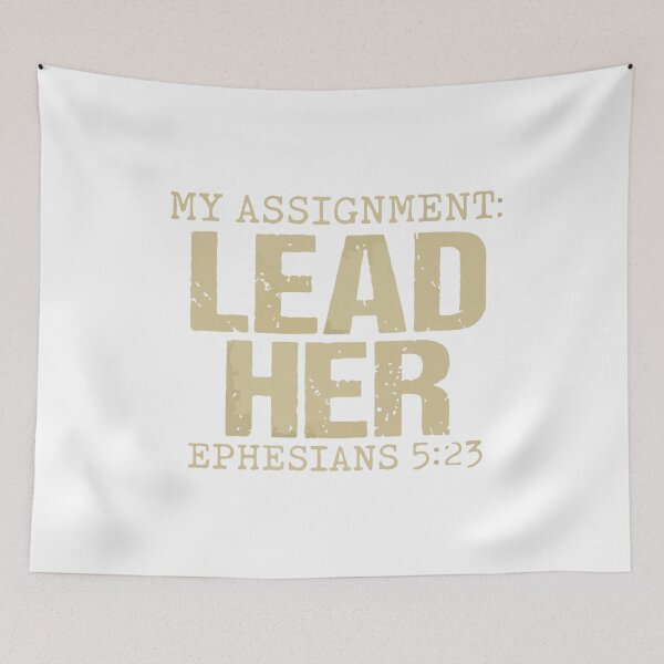 Item preview, My Assignment Lead Her Ephesians 5 23 Christian Husband Faith Design designed and sold by kiralynstration.
