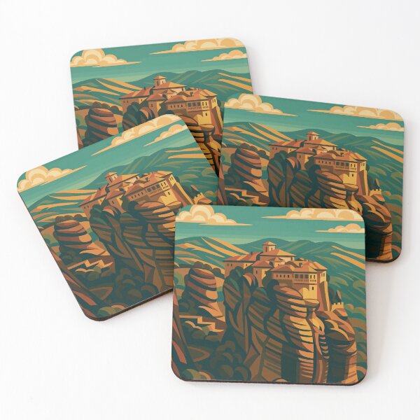 Item preview, Greece - Meteora Monasteries designed and sold by darekkocurek.