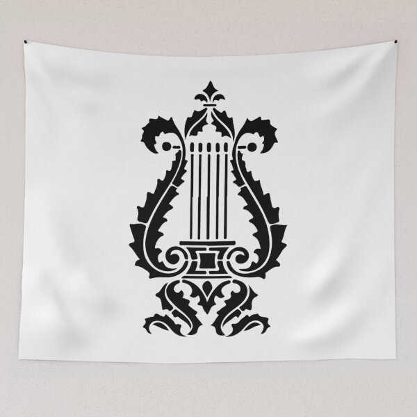 Item preview, Elegant Minimalist String Lyre Illustration designed and sold by prdcycqi97.