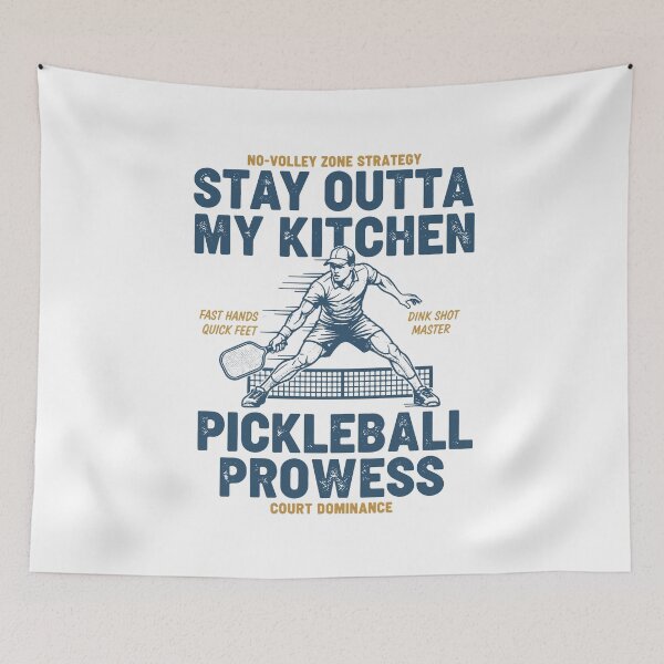 Item preview, Pickleball Stay Outta My Kitchen Player Love designed and sold by LuminOrb.