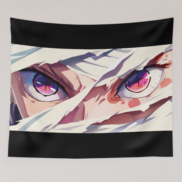 Item preview, Tengen Uzui Kimetsu No Yaiba Flashy Eyes Torn Paper Peek designed and sold by PMartistStudio.