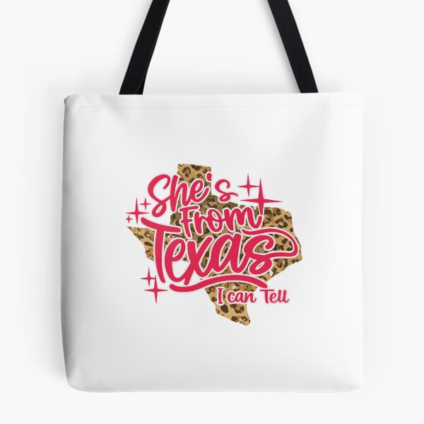 Item preview, Shes From Texas I Can Tell Leopard Texas Girl Retro Southern Design designed and sold by kiralynstration.