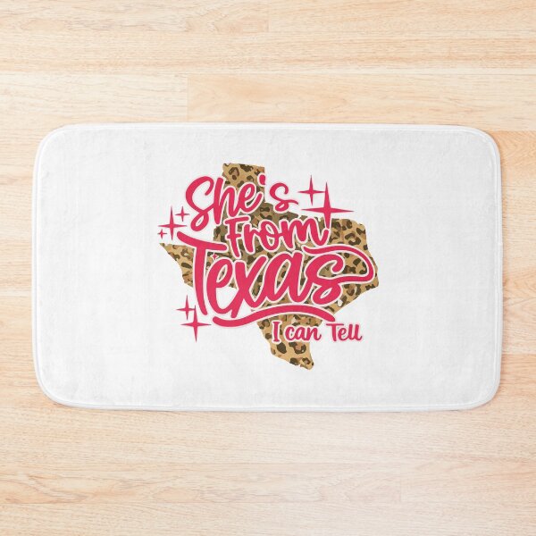 Item preview, Shes From Texas I Can Tell Leopard Texas Girl Retro Southern Design designed and sold by kiralynstration.