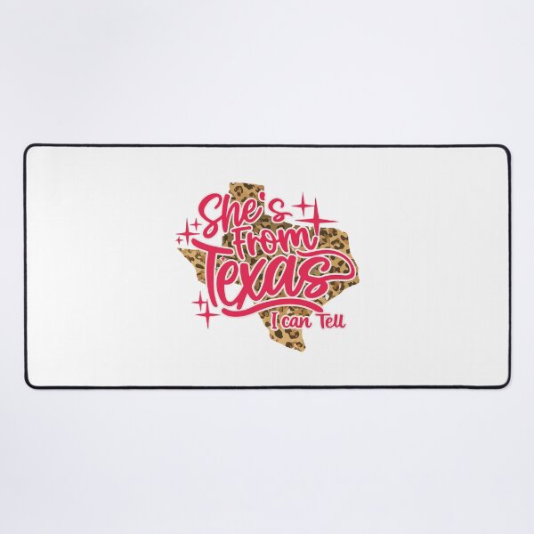 Item preview, Shes From Texas I Can Tell Leopard Texas Girl Retro Southern Design designed and sold by kiralynstration.