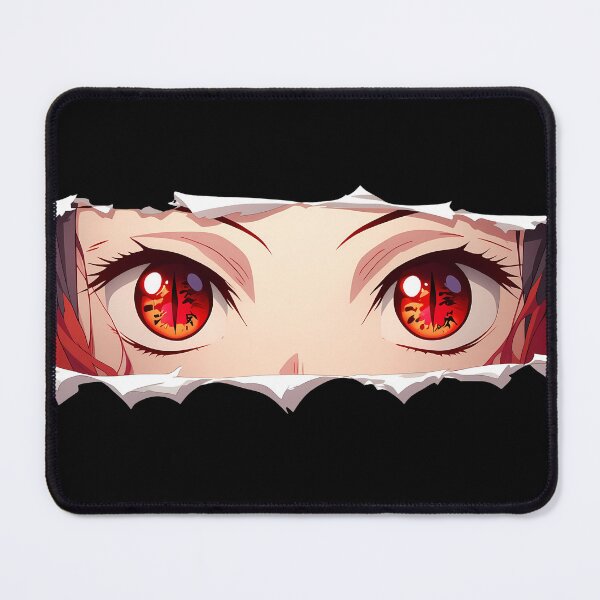 Item preview, Akaza Kimetsu No Yaiba Striking Eyes Torn Paper Peek designed and sold by PMartistStudio.