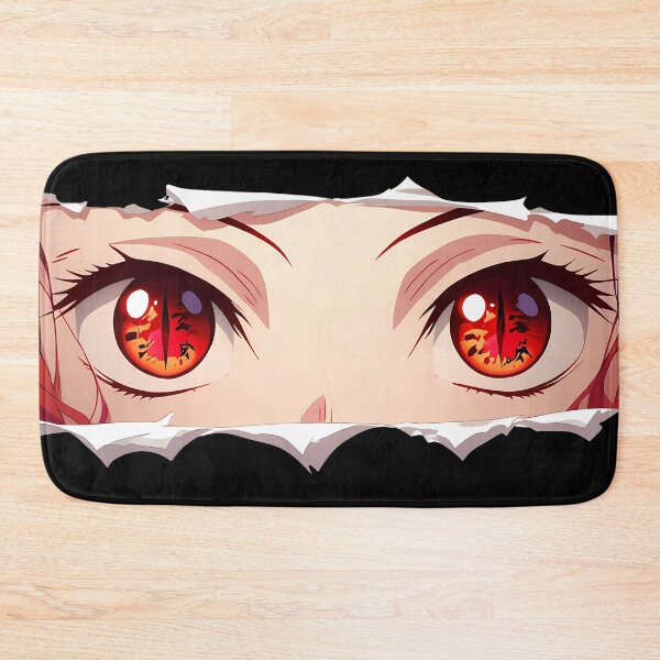 Item preview, Akaza Kimetsu No Yaiba Striking Eyes Torn Paper Peek designed and sold by PMartistStudio.