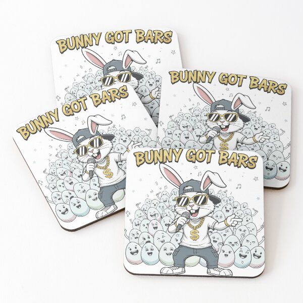 Item preview, hip hop easter Bunny Got Bars designed and sold by Uglyandcute.