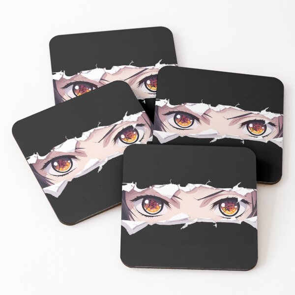 Item preview, Daki Kimetsu No Yaiba Glam Eyes Torn Paper Peek designed and sold by PMartistStudio.