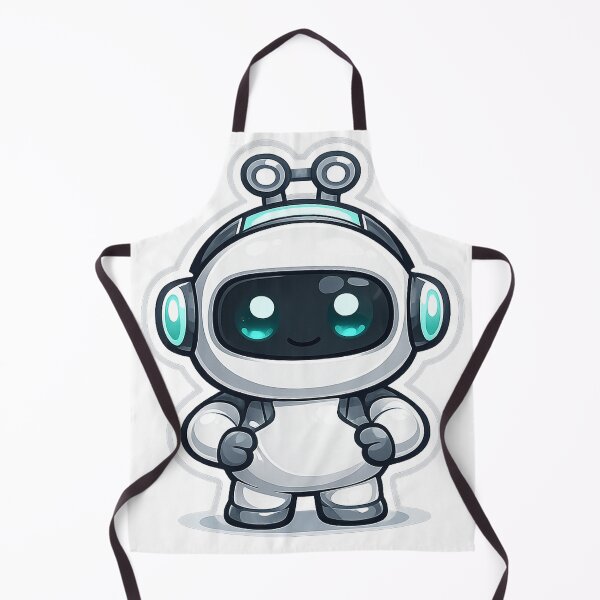 Item preview, AI Copilot Robot Mascot Cute Dev Sticker designed and sold by fritz-10signer.