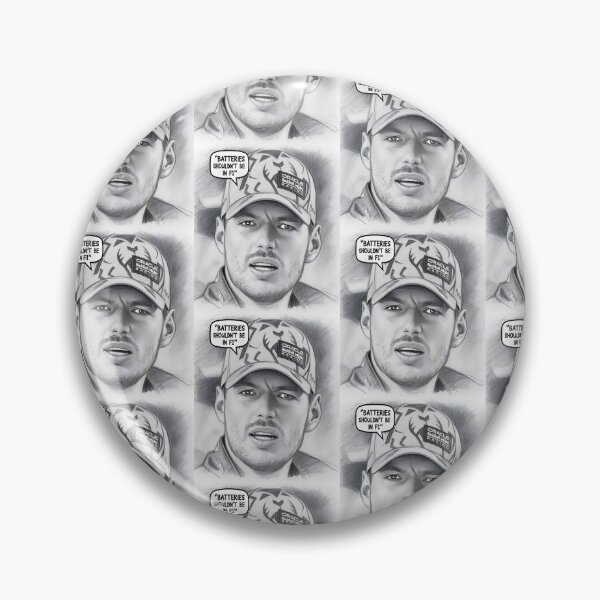 Item preview, Batteries Shouldn't be in F1, Max Verstappen  designed and sold by Huskyyy Designs.