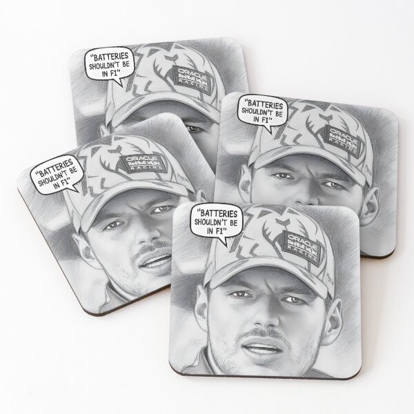 Item preview, Batteries Shouldn't be in F1, Max Verstappen  designed and sold by Huskyyy Designs.