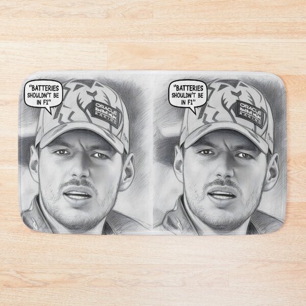 Item preview, Batteries Shouldn't be in F1, Max Verstappen  designed and sold by Huskyyy Designs.