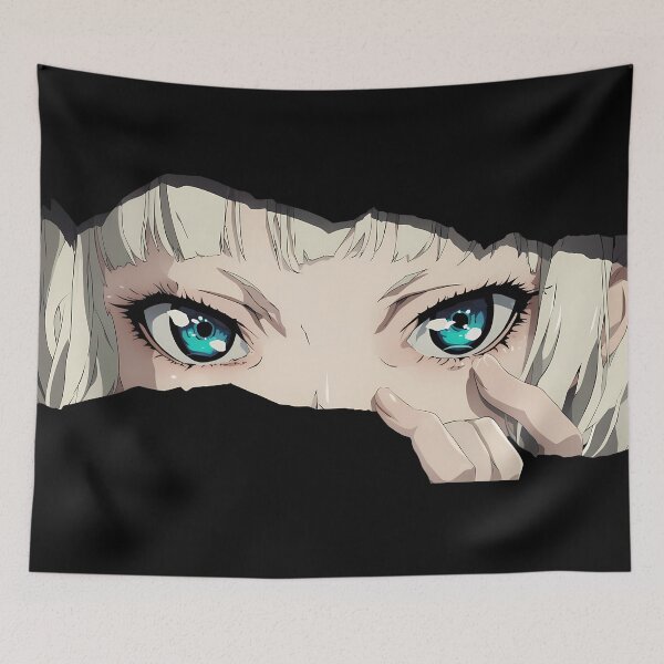 Item preview, Shiemi Moriyama Blue Exorcist Torn Paper Eyes Peeker Gaze designed and sold by PMartistStudio.